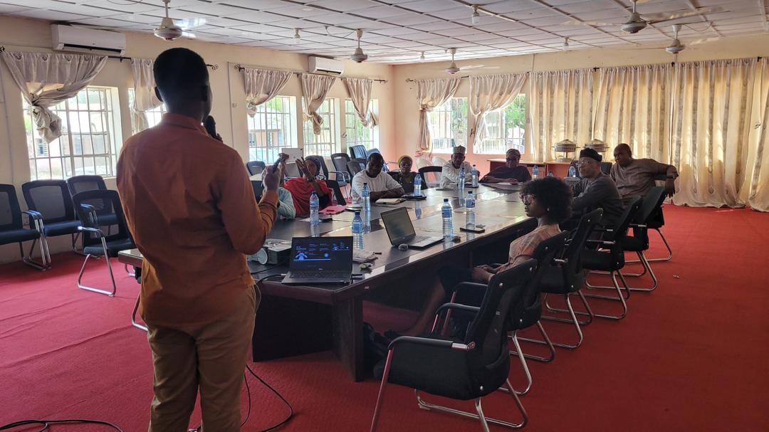 Working professionals at a Toko Academy training session in Yola